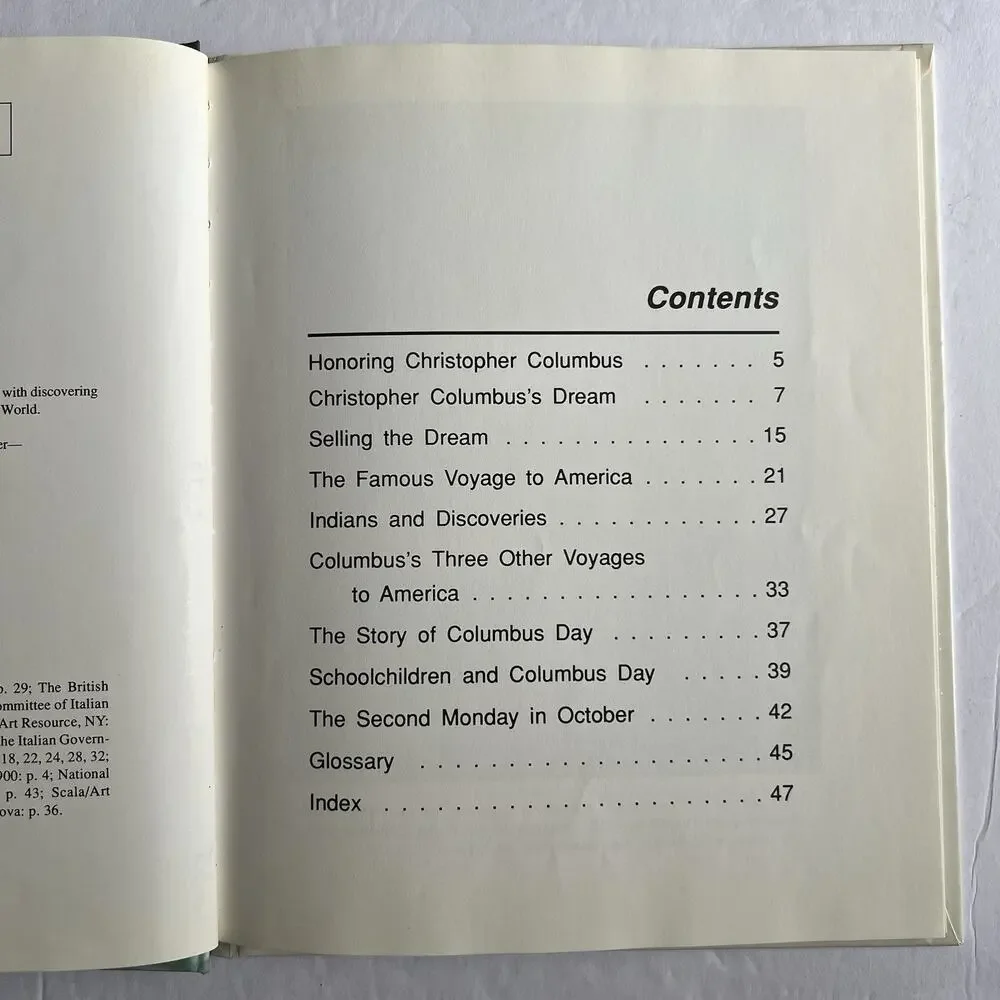 Columbus Day Hardcover Book Historical Dennis Brindell Fradin Library Binding